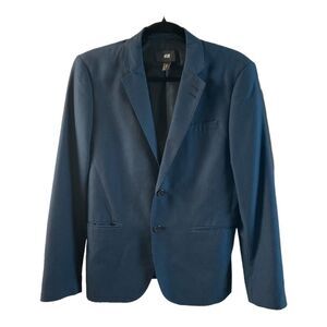 H&M Men's Size 36R Blue Two button Dress Blazer.